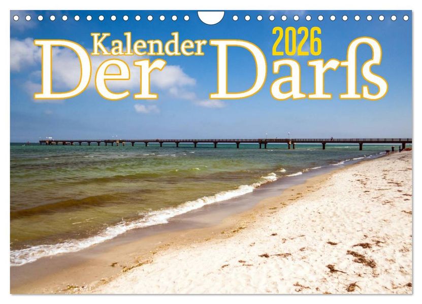 Der Darß Kalender CH-Version (Wandkalender 2026 DIN A4 quer) CALVENDO Monatskalender