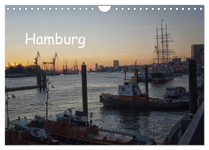 Hamburg (Wandkalender 2026 DIN A4 quer) CALVENDO Monatskalender