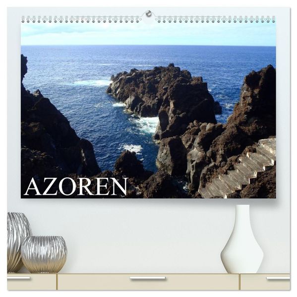 Azoren 2026 (hochwertiger Premium Wandkalender 2026 DIN A2 quer) Kunstdruck in Hochglanz