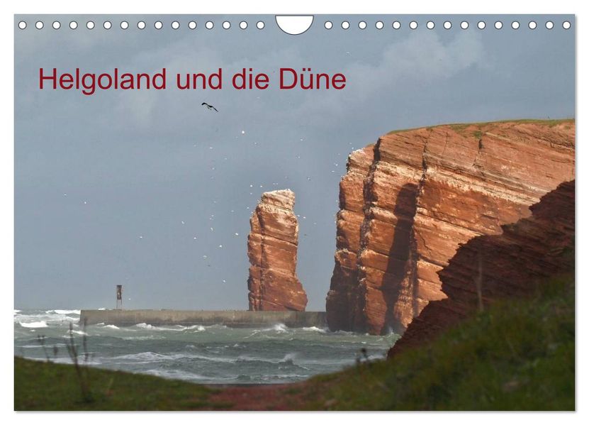 Helgoland und die Düne (Wandkalender 2026 DIN A4 quer) CALVENDO Monatskalender