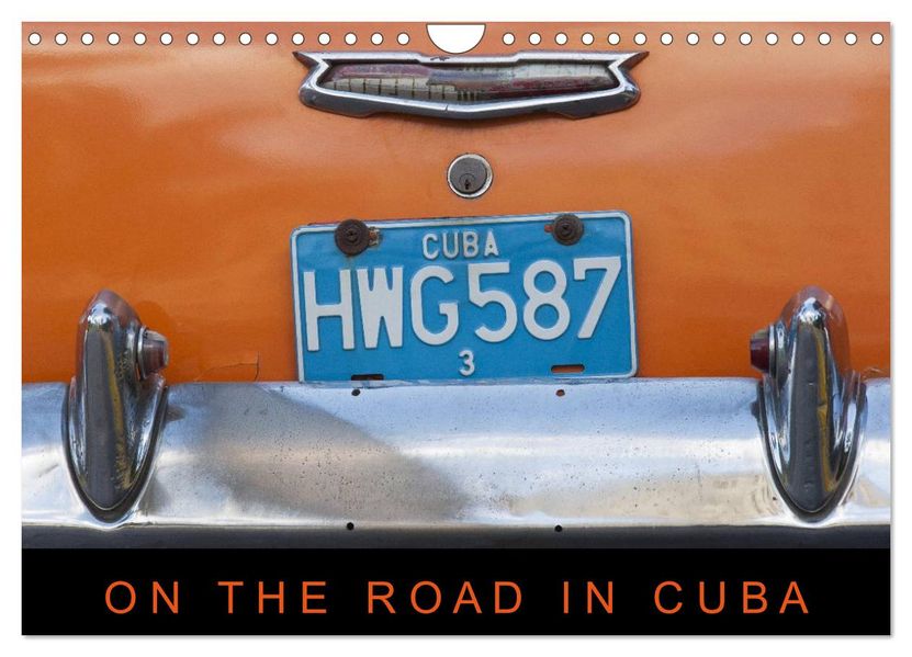 On the road in Cuba (Wandkalender 2026 DIN A4 quer) CALVENDO Monatskalender