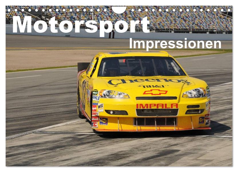 Motorsport - Impressionen (Wandkalender 2026 DIN A4 quer) CALVENDO Monatskalender