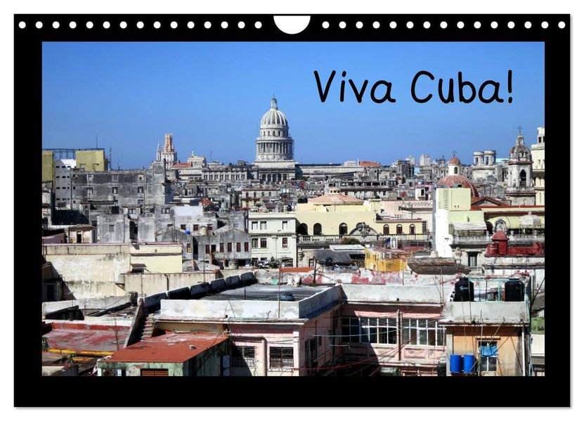 Viva Cuba! (Wandkalender 2026 DIN A4 quer) CALVENDO Monatskalender