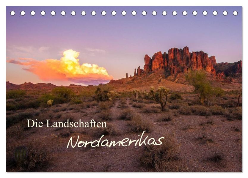 Die Landschaften Nordamerikas (Tischkalender 2026 DIN A5 quer) CALVENDO Monatskalender