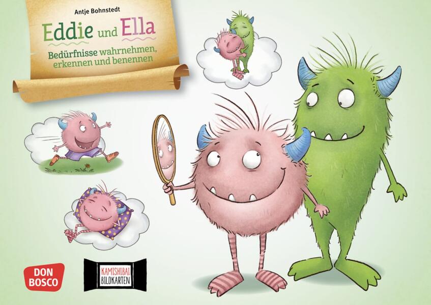 Eddie und Ella. Bedürfnisse wahrnehmen erkennen und benennen. Kamishibai Bildkartenset