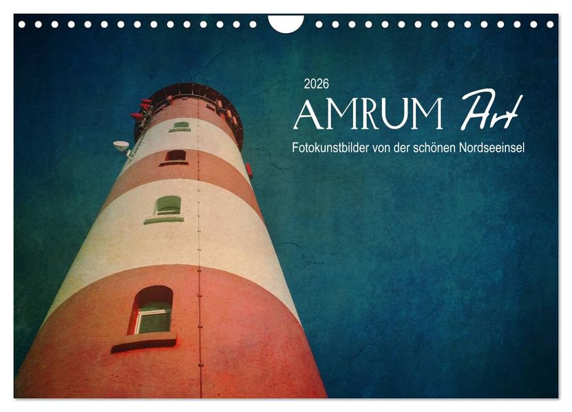 AMRUM Art (Wandkalender 2026 DIN A4 quer) CALVENDO Monatskalender