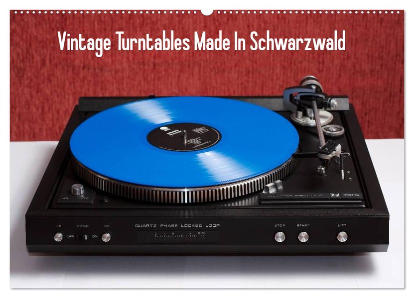 Vintage Turntables Made In Schwarzwald (Wandkalender 2026 DIN A2 quer) CALVENDO Monatskalender