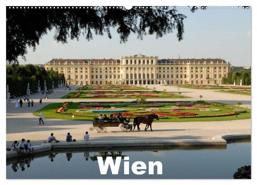 Wien (Wandkalender 2026 DIN A2 quer) CALVENDO Monatskalender