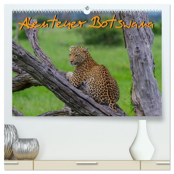 Abenteuer Botswana Afrika - Adventure Botswana (hochwertiger Premium Wandkalender 2026 DIN A2 quer) Kunstdruck in Hochglanz