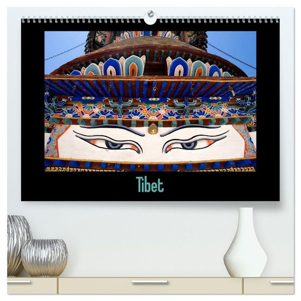 Tibet (hochwertiger Premium Wandkalender 2026 DIN A2 quer) Kunstdruck in Hochglanz