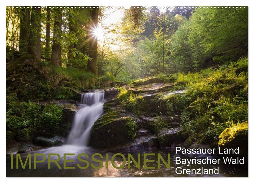 Impressionen Passauer Land Bayrischer Wald Grenzland (Wandkalender 2026 DIN A2 quer) CALVENDO Monatskalender