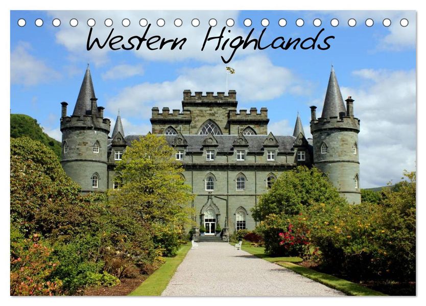 Western Highlands - Schottland (Tischkalender 2026 DIN A5 quer) CALVENDO Monatskalender