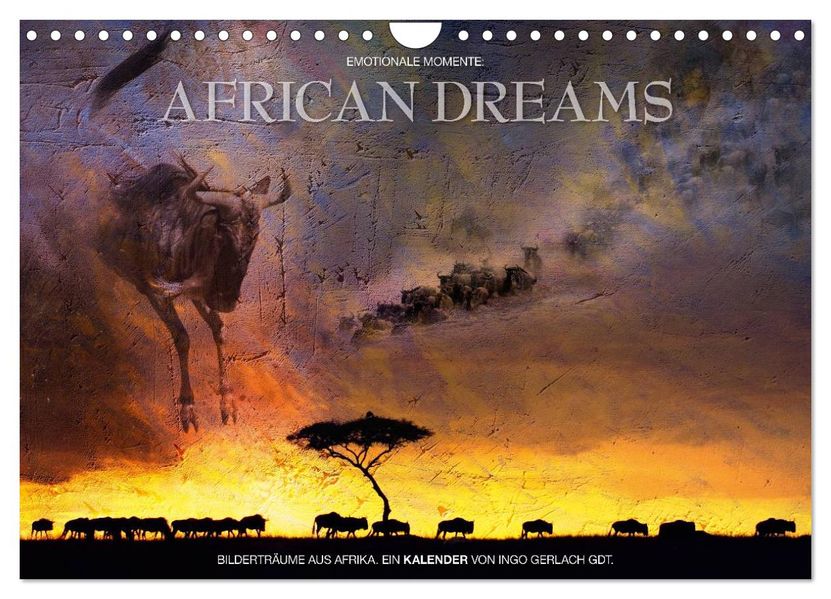 Emotionale Momente: African Dreams (Wandkalender 2026 DIN A4 quer) CALVENDO Monatskalender