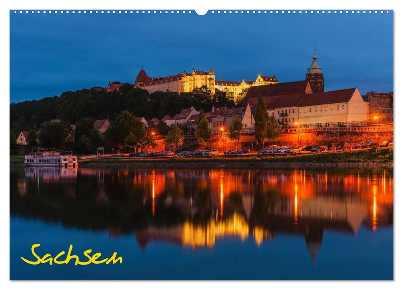 Sachsen (Wandkalender 2026 DIN A2 quer) CALVENDO Monatskalender