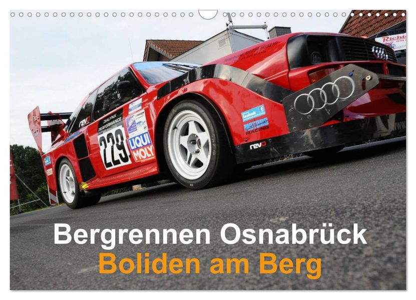 Bergrennen Osnabrück - Boliden am Berg (Wandkalender 2026 DIN A3 quer) CALVENDO Monatskalender