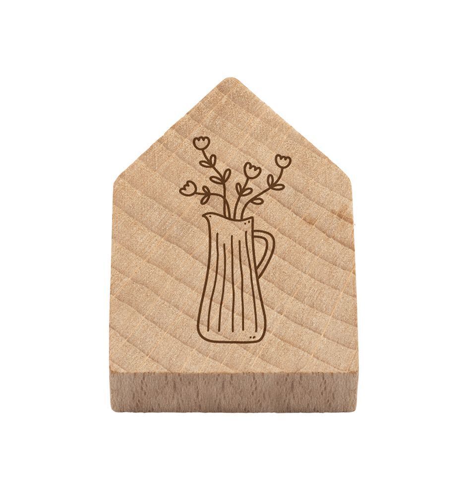 Magnetisches Holzhaus Blumenkanne