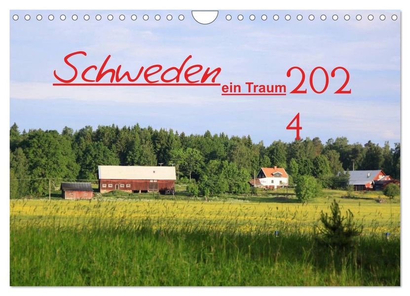2026 Schweden ein Traum (Wandkalender 2026 DIN A4 quer) CALVENDO Monatskalender