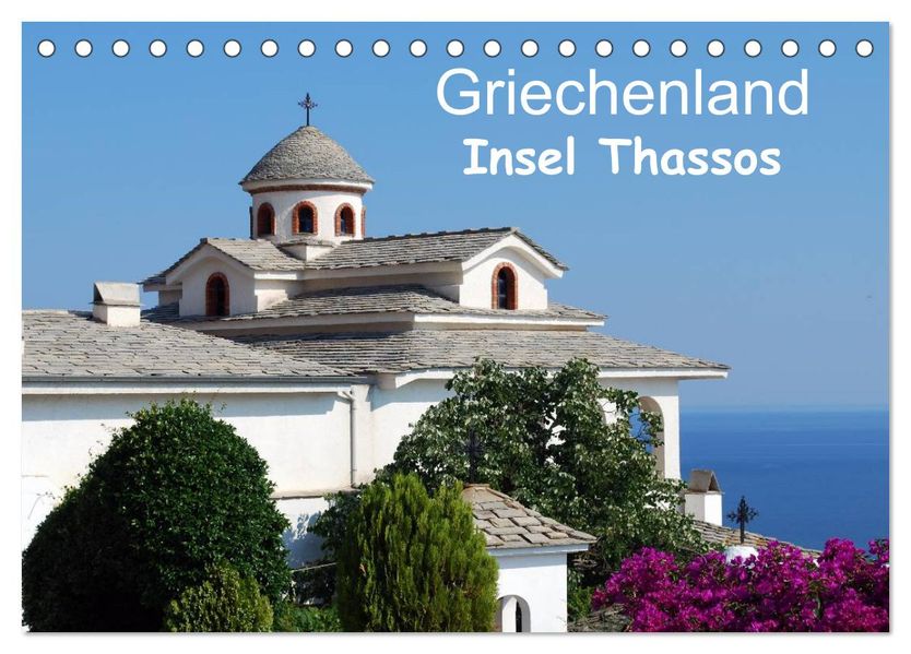 Griechenland - Insel Thassos (Tischkalender 2026 DIN A5 quer) CALVENDO Monatskalender