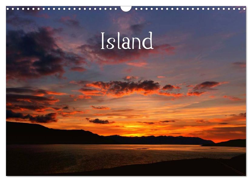 Island (Wandkalender 2026 DIN A3 quer) CALVENDO Monatskalender