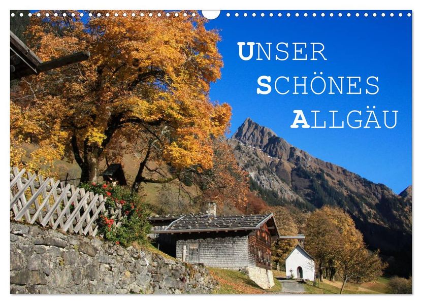 Unser schönes Allgäu (Wandkalender 2026 DIN A3 quer) CALVENDO Monatskalender