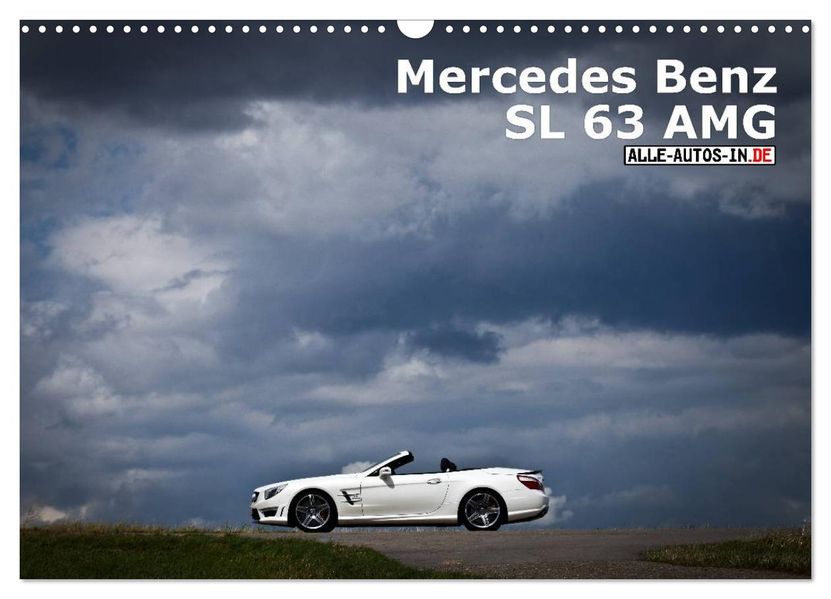 Mercedes-Benz SL 63 AMG (Wandkalender 2026 DIN A3 quer) CALVENDO Monatskalender