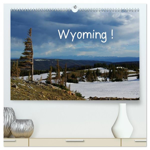 Wyoming! (hochwertiger Premium Wandkalender 2026 DIN A2 quer) Kunstdruck in Hochglanz