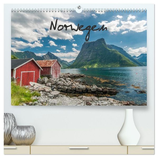 Norwegen (hochwertiger Premium Wandkalender 2026 DIN A2 quer) Kunstdruck in Hochglanz