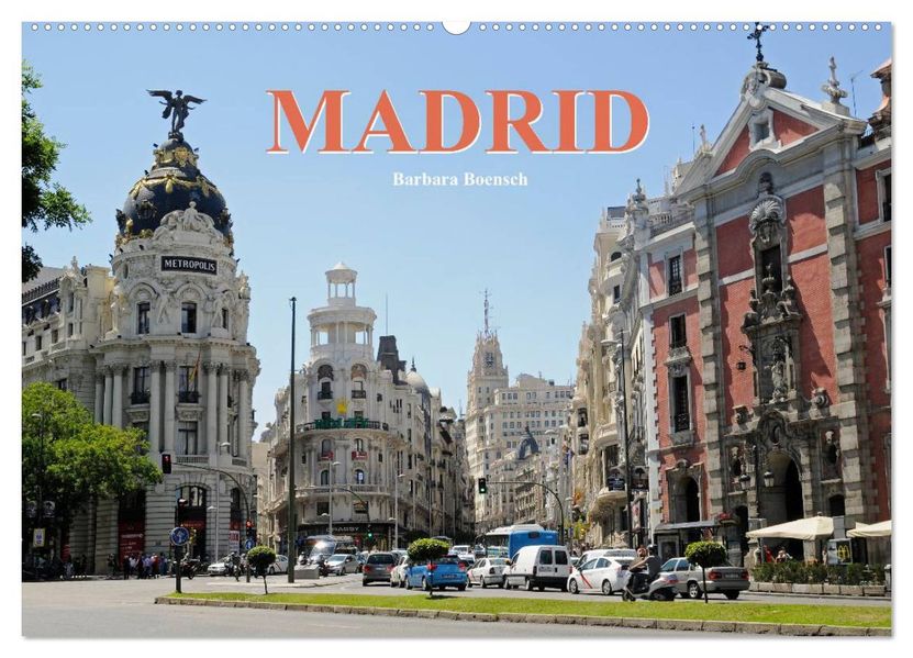 Madrid (Wandkalender 2026 DIN A2 quer) CALVENDO Monatskalender