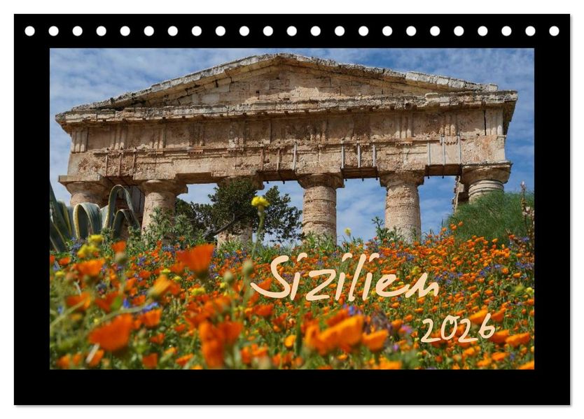 Sizilien (Tischkalender 2026 DIN A5 quer) CALVENDO Monatskalender