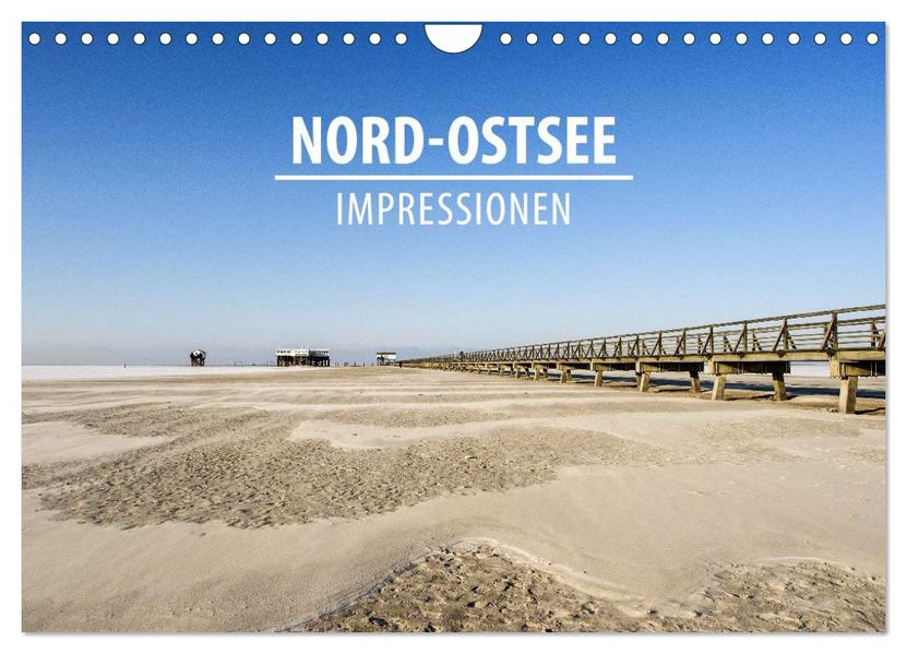 Nord-Ostsee Impressionen (Wandkalender 2026 DIN A4 quer) CALVENDO Monatskalender