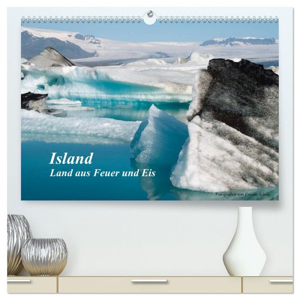 Island (hochwertiger Premium Wandkalender 2026 DIN A2 quer) Kunstdruck in Hochglanz