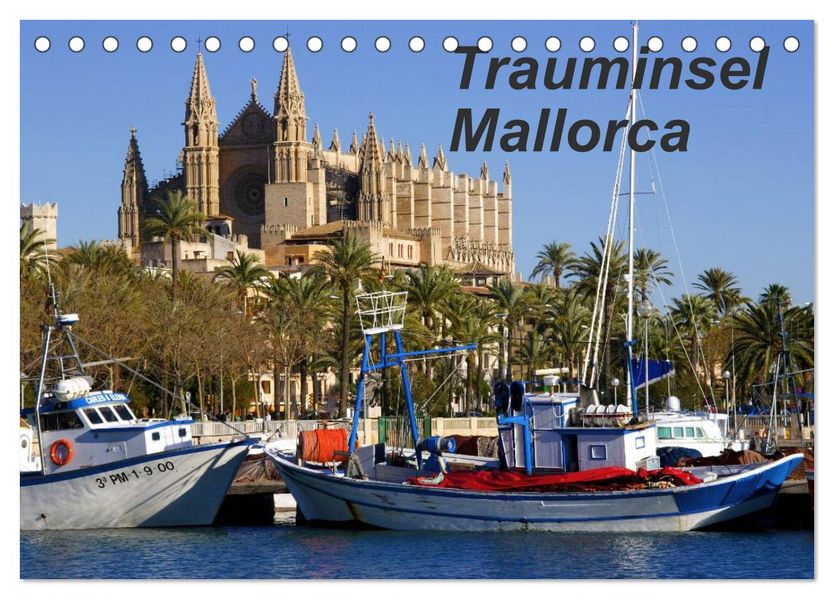 Trauminsel Mallorca (Tischkalender 2026 DIN A5 quer) CALVENDO Monatskalender