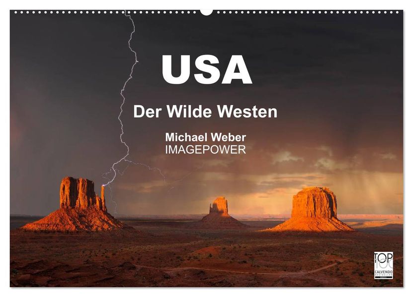 USA - Der Wilde Westen (Wandkalender 2026 DIN A2 quer) CALVENDO Monatskalender