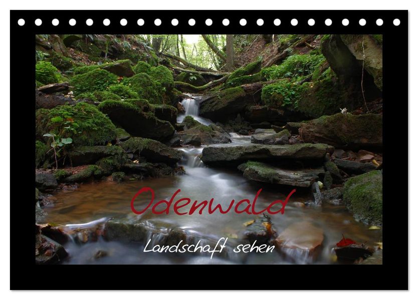 Odenwald - Landschaft sehen (Tischkalender 2026 DIN A5 quer) CALVENDO Monatskalender