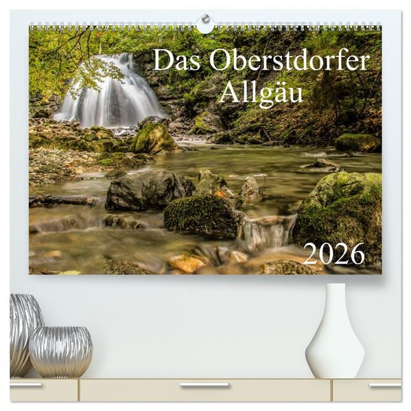 Das Oberstdorfer Allgäu (hochwertiger Premium Wandkalender 2026 DIN A2 quer) Kunstdruck in Hochglanz
