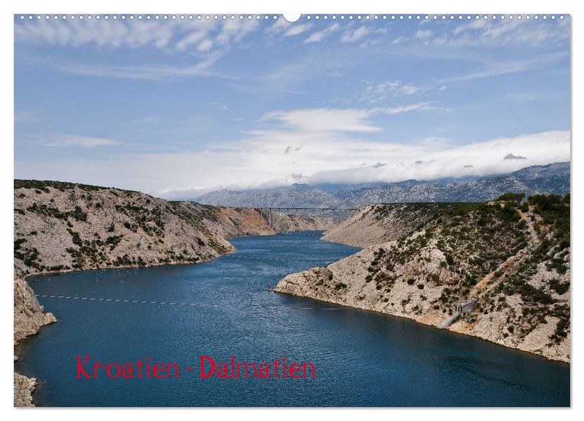 Kroatien - Dalmatien (Wandkalender 2026 DIN A2 quer) CALVENDO Monatskalender