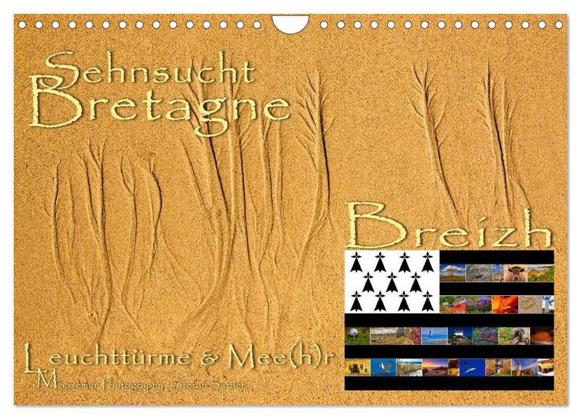 Sehnsucht Bretagne - Breizh (Wandkalender 2026 DIN A4 quer) CALVENDO Monatskalender