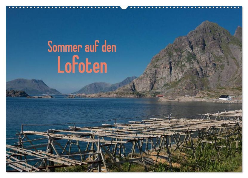 Sommer auf den Lofoten (Wandkalender 2026 DIN A2 quer) CALVENDO Monatskalender