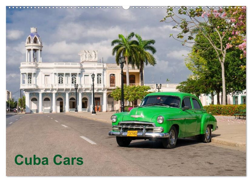 Cuba Cars (Wandkalender 2026 DIN A2 quer) CALVENDO Monatskalender