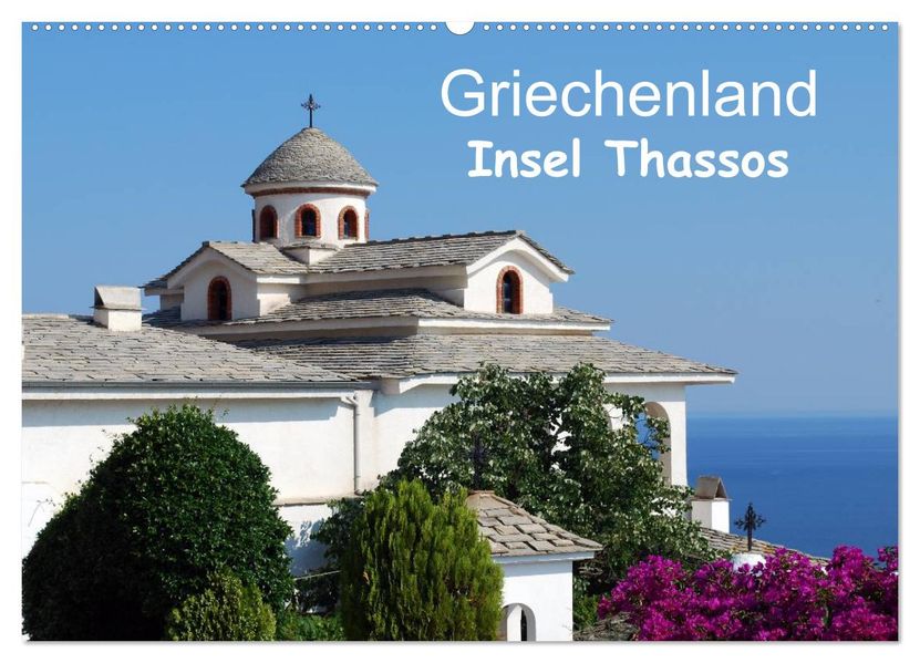 Griechenland - Insel Thassos (Wandkalender 2026 DIN A2 quer) CALVENDO Monatskalender