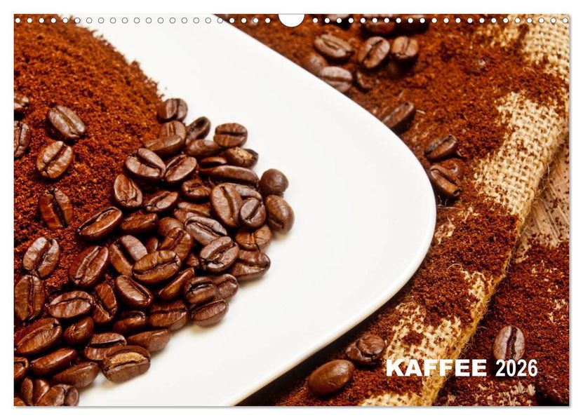 KAFFEE 2026 (Wandkalender 2026 DIN A3 quer) CALVENDO Monatskalender