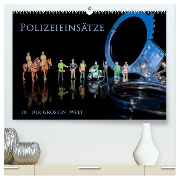Polizeieinsätze in der großen Welt (hochwertiger Premium Wandkalender 2026 DIN A2 quer) Kunstdruck in Hochglanz