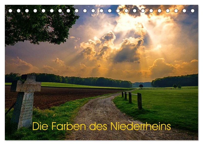 Die Farben des Niederrheins (Tischkalender 2026 DIN A5 quer) CALVENDO Monatskalender