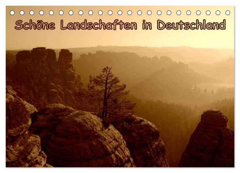Schöne Landschaften in Deutschland (Tischkalender 2026 DIN A5 quer) CALVENDO Monatskalender