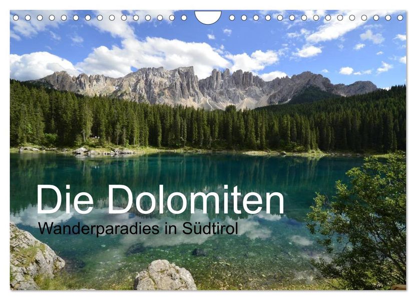 Die Dolomiten - Wanderparadies in Südtirol (Wandkalender 2026 DIN A4 quer) CALVENDO Monatskalender