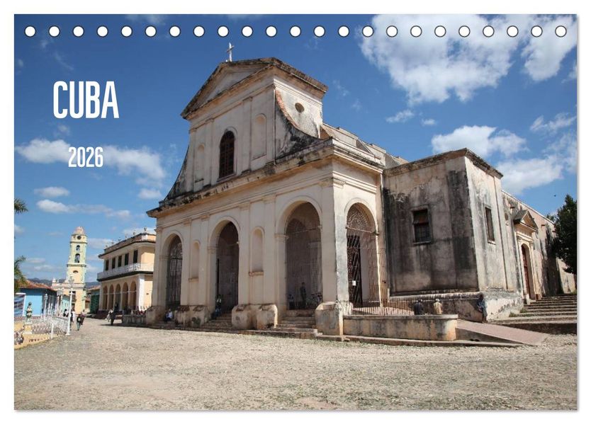 CUBA 2026 (Tischkalender 2026 DIN A5 quer) CALVENDO Monatskalender