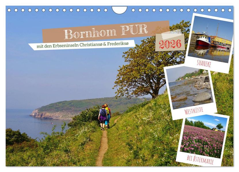 Bornholm Pur (Wandkalender 2026 DIN A4 quer) CALVENDO Monatskalender