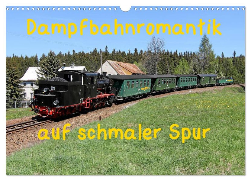 Dampfbahnromantik auf schmaler Spur (Wandkalender 2026 DIN A3 quer) CALVENDO Monatskalender