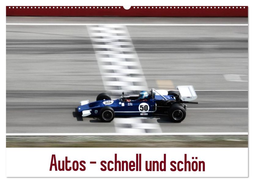 Autos - schnell und schön (Wandkalender 2026 DIN A2 quer) CALVENDO Monatskalender