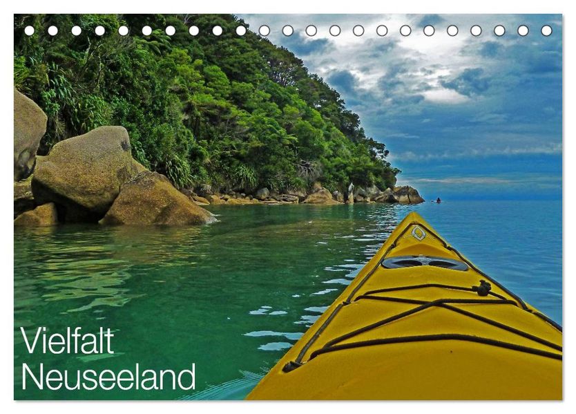 Vielfalt Neuseeland (Tischkalender 2026 DIN A5 quer) CALVENDO Monatskalender